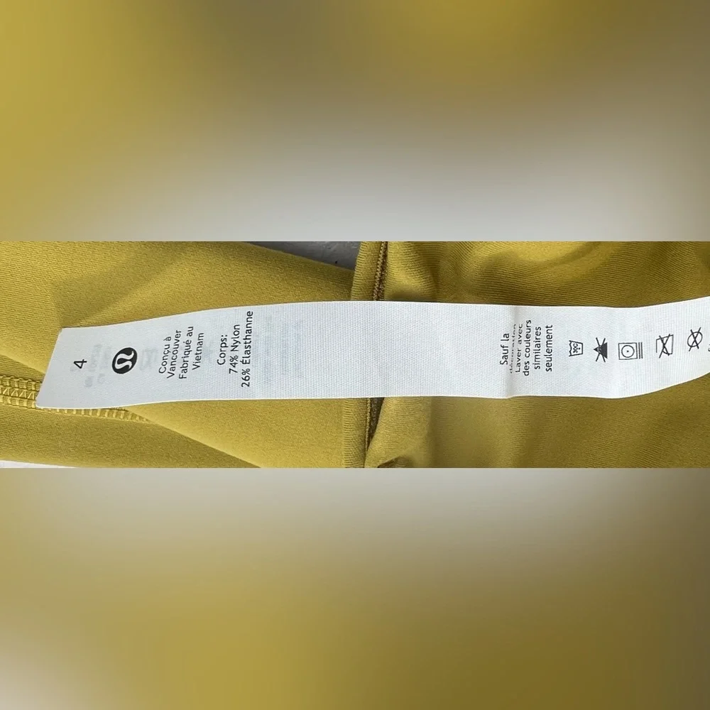 Lululemon InStill High-Rise Tight 25" Size 4 Auric Gold - Picture 6 of 7